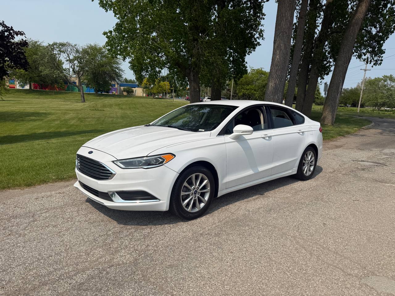 2017 Ford Fusion at Dixie Auto Land in Saginaw, MI — side